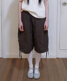 Bruno string cargo bermuda pants