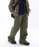 Arcana zipper cargo wide pants