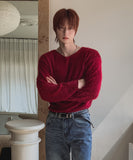 Muron Boucle Round Long Sleeve Knit