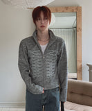 Novent Napoleon Muscle Fit Knit Zip-up