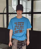 Hound Star Lettering Over Short Sleeve T-shirt