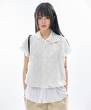 Vento dot hoodie vest