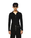 SNAP COLLAR LONG SLEEVE