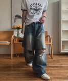 Bullo vintage wide denim pants