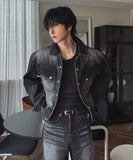 Bor Washed Western Denim Jacket