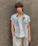 Warvid Muscle Fit Denim Shirt