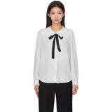 Via ribbon blouse