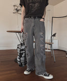 Logan Destroyed Pig Denim Pants