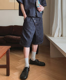 Bion Stitch Bermuda Denim Pants