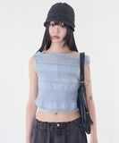 Pearl knit bucket hat