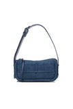 (W) WASHING DENIM OVAL BAG