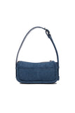 (W) WASHING DENIM OVAL BAG