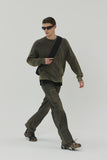 MUD BLACK WIDE DENIM PANTS
