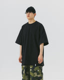 [AG] Layered Essential Label Half Tee