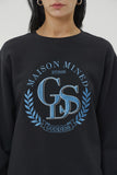 (W) EMBROIDERY COTTON SWEATSHIRT