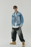 23SS SNAP BIKER DENIM JACKET