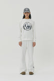 (W) EMBROIDERY COTTON SWEATSHIRT