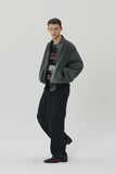 23SS BLACK WASHING DENIM BOMBER