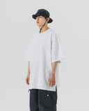 [AG] Layered Essential Label Half Tee