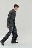 23SS FRONT BACK UNBALANCE WLAP DENIM PANTS