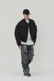 23SS ISLAND SQUARE PATCH DENIM PANTS