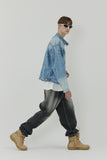 23SS SNAP BIKER DENIM JACKET