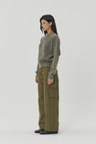 (W) RIPSTOP CARGO WIDE PANTS