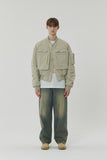 SAND DROUGHT WIDE DENIM PANTS