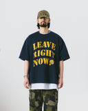 [AG] Leave Right Now Graphic Half Tee