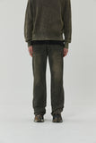 MUD BLACK WIDE DENIM PANTS