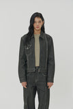 (W) CROPPED DENIM JACKET