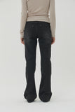 (W) FLARE FIT PINTUCK DENIM