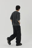 DAMAGE COLOUR DYE HALF KNIT