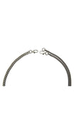 (W) CIRCLE LAYERED CHAIN NECKLACE