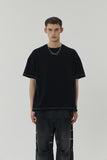 SOLVRON JAGARD LAYERED HALF T