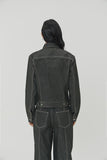 (W) CROPPED DENIM JACKET