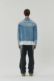 23SS SNAP BIKER DENIM JACKET