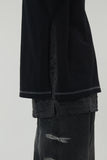 SOLVRON JAGARD LAYERED HALF T