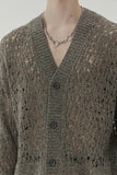 23SS PUNCHING KNIT CARDIGAN