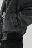 23SS BLACK WASHING DENIM BOMBER