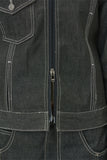 (W) CROPPED DENIM JACKET