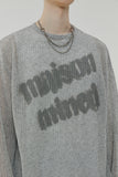 NET KNIT MINED LONG SLEEVE