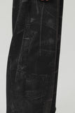 23SS BLACK WAVE DENIM PRINTING PANTS