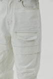 23SS OPPOSITE CARGO DENIM PANTS WHITE