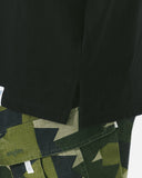 [AG] Layered Essential Label Half Tee