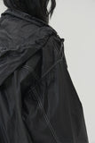 (W) TRIPLE MOON NYLON WINDBREAKER