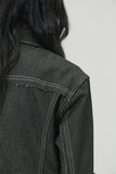 (W) CROPPED DENIM JACKET