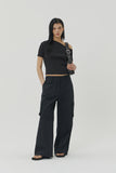 (W) RIPSTOP CARGO WIDE PANTS