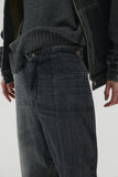 23SS FRONT BACK UNBALANCE WLAP DENIM PANTS