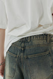 SAND DROUGHT WIDE DENIM PANTS
